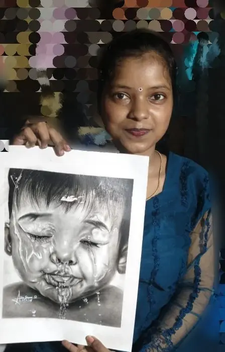 Artwork by student Asha Sahani
