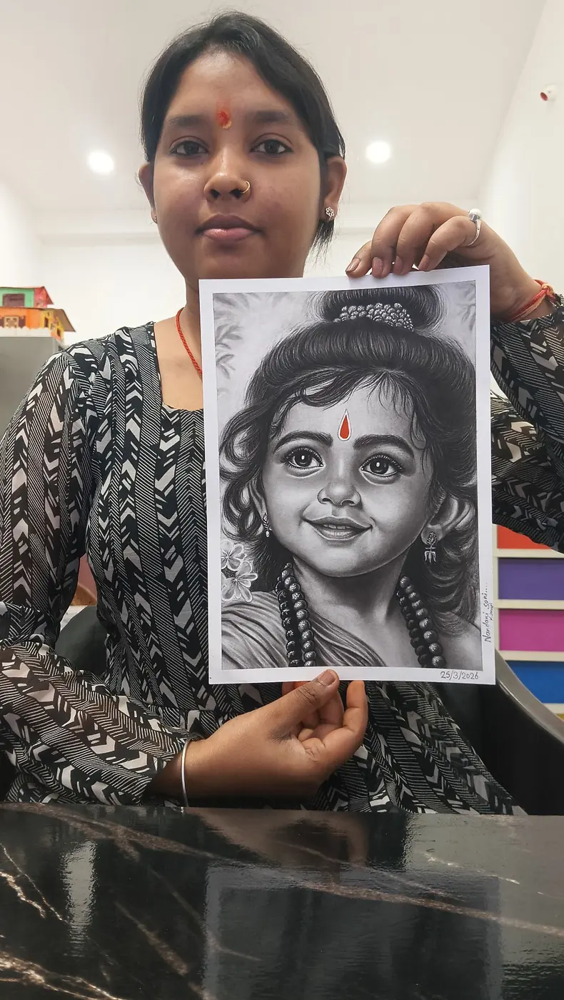 Artwork by student Nandani Kumari